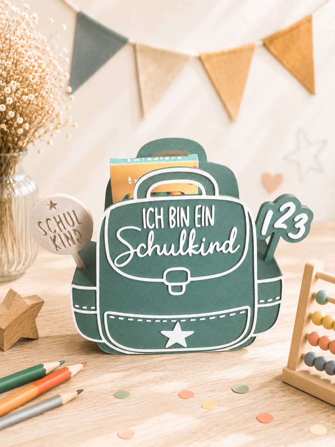 Geschenkbox Schulkind mit Füllung