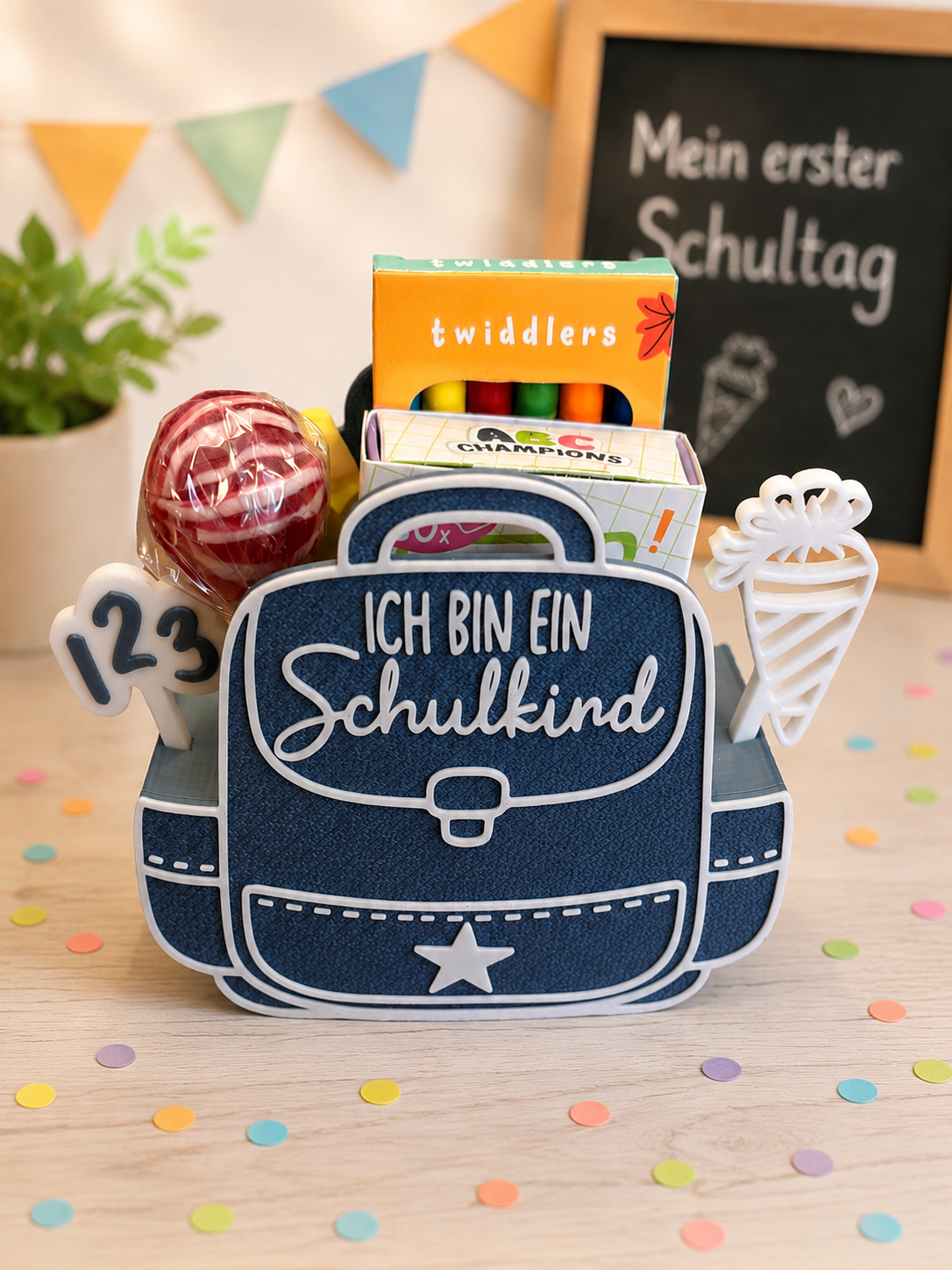 Geschenkbox Schulkind mit Füllung
