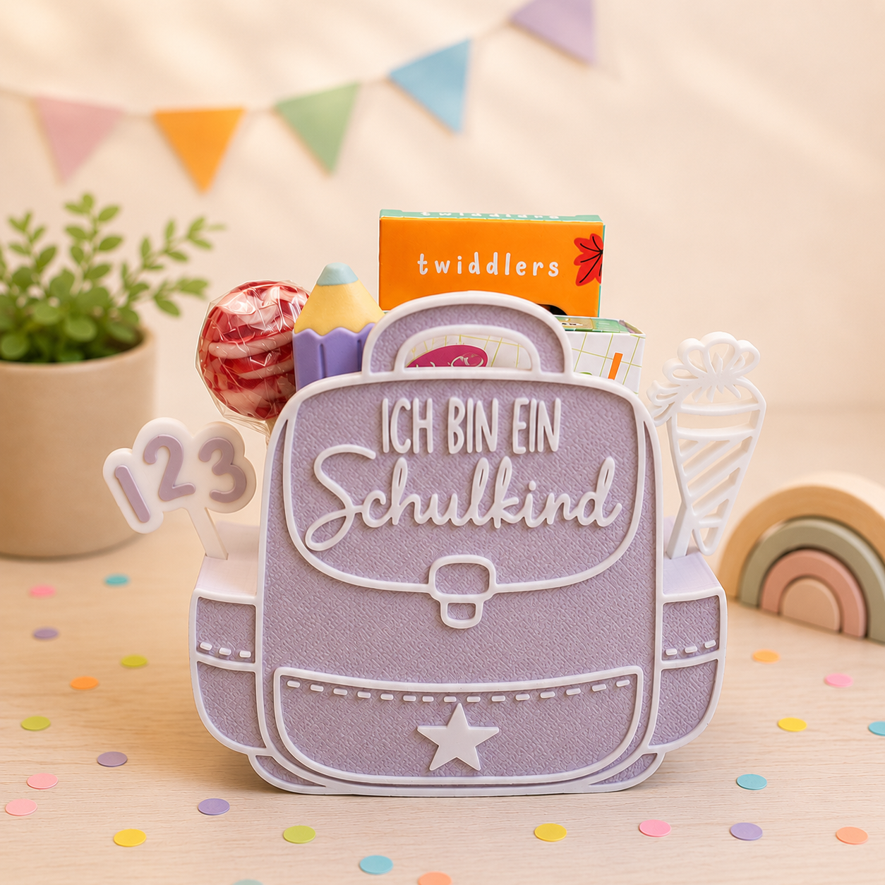 Geschenkbox Schulkind mit Füllung