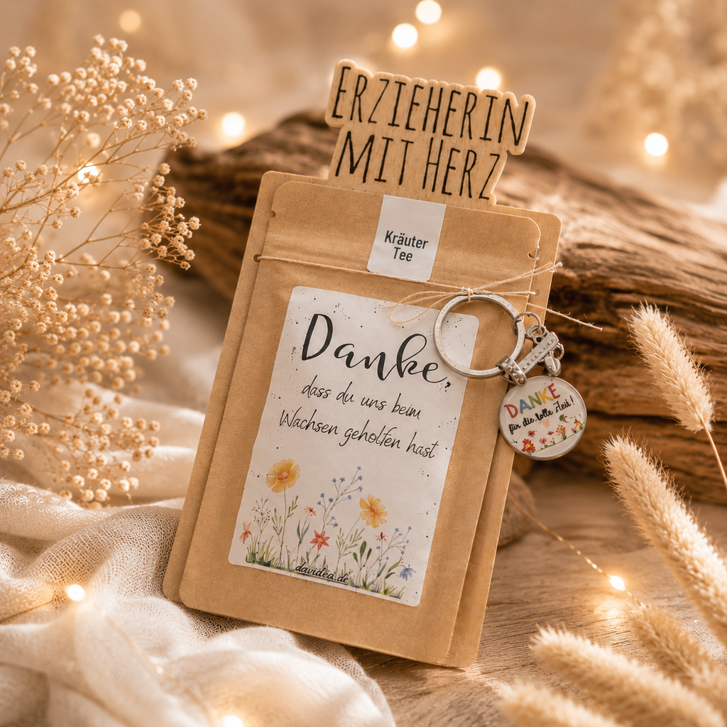 Teegeschenk für Erzieher