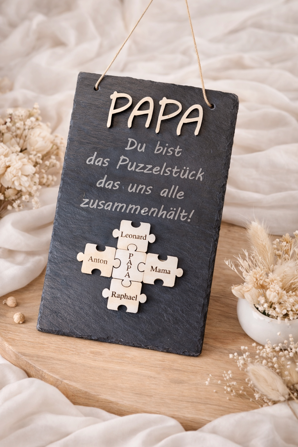 Schiefertafel für Papa