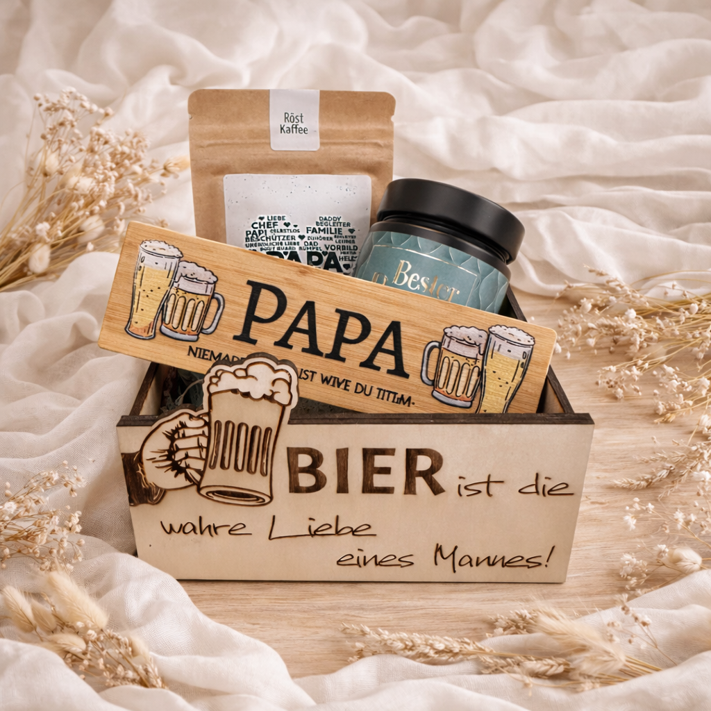 Holzgeschenkbox „Papa“