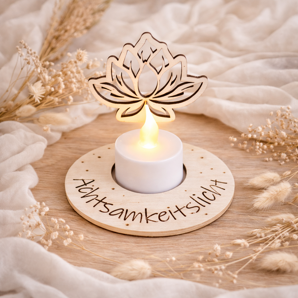 Achtsamkeitslicht "Lotusblume"