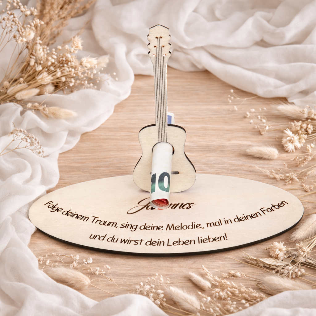 Geldgeschenk „Gitarre“