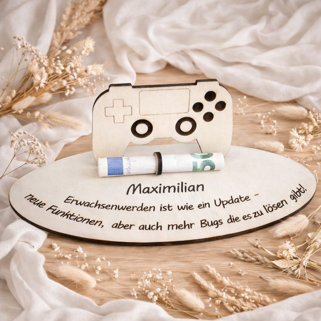 Geldgeschenk "Gamer/Controller"