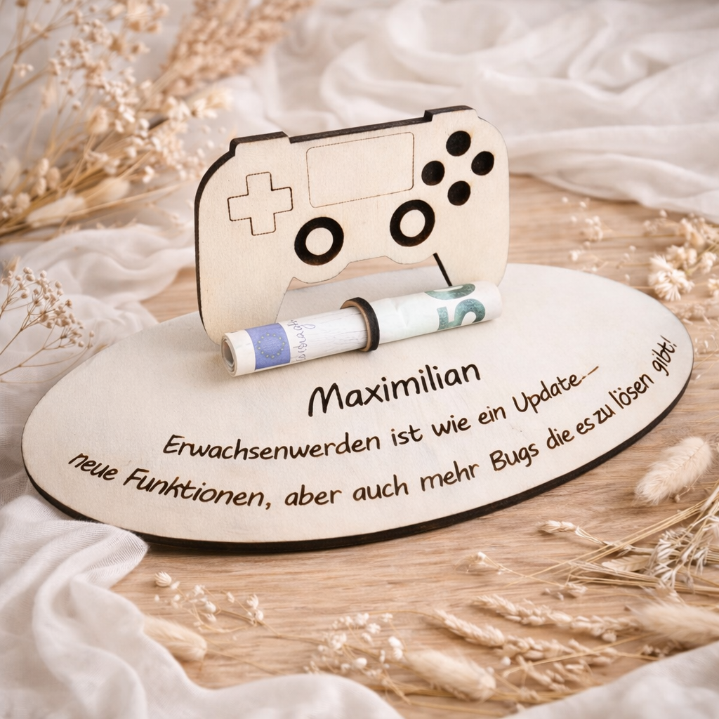 Geldgeschenk "Gamer/Controller"