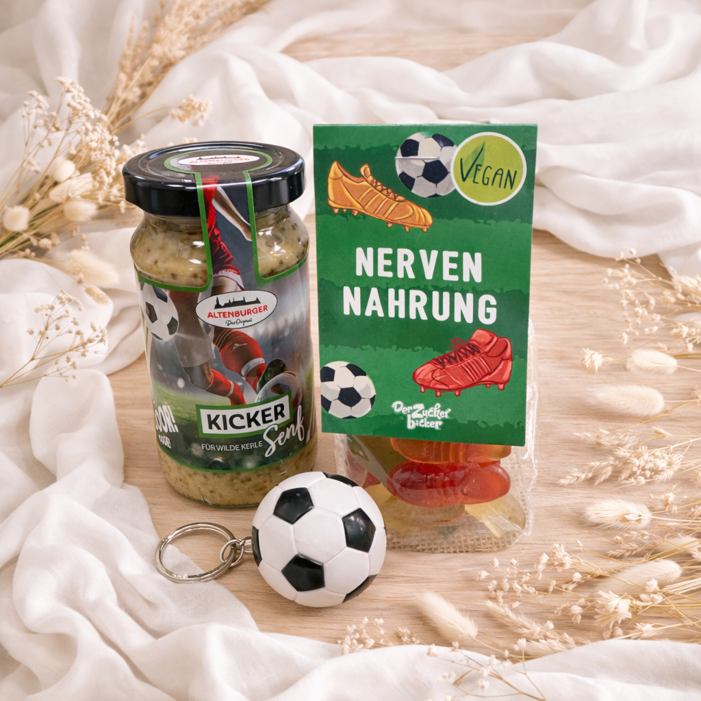 Holzgeschenkbox „Fußball“