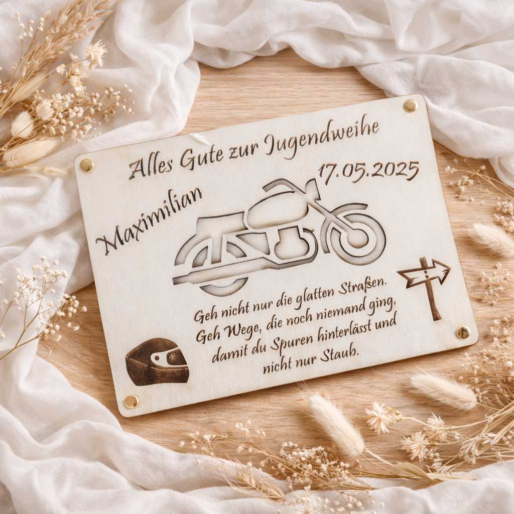 Geldgechenk Jugendweihe „Motorrad“