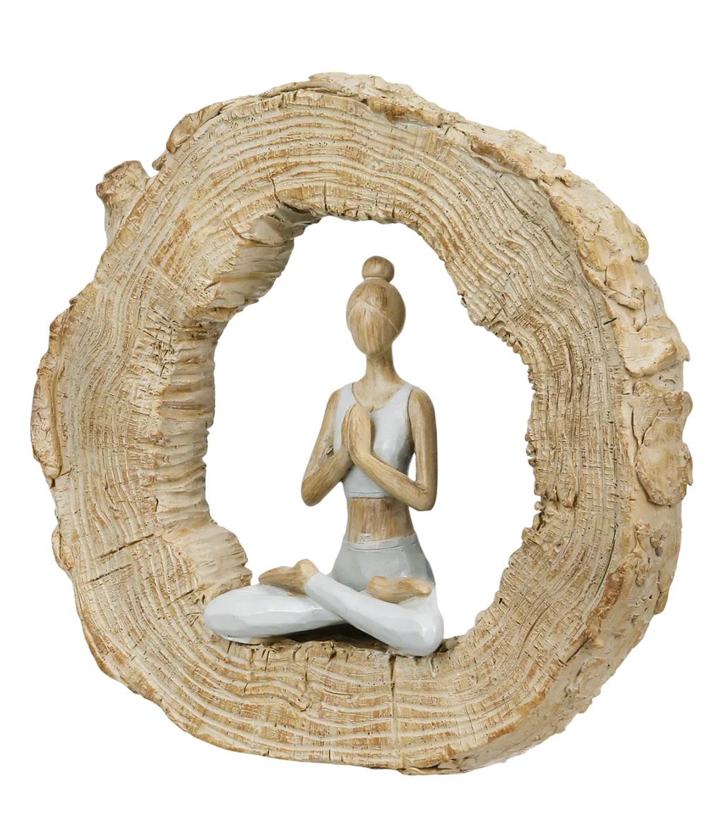 Deko Skulptur „Namasté“, Yoga-Figur