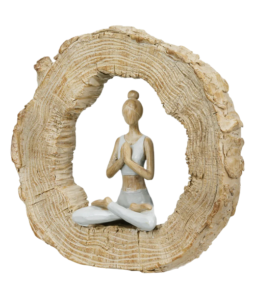 Deko Skulptur „Namasté“, Yoga-Figur