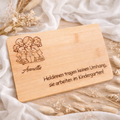 Frühstücksbrettchen Erzieher „Heldinnen“