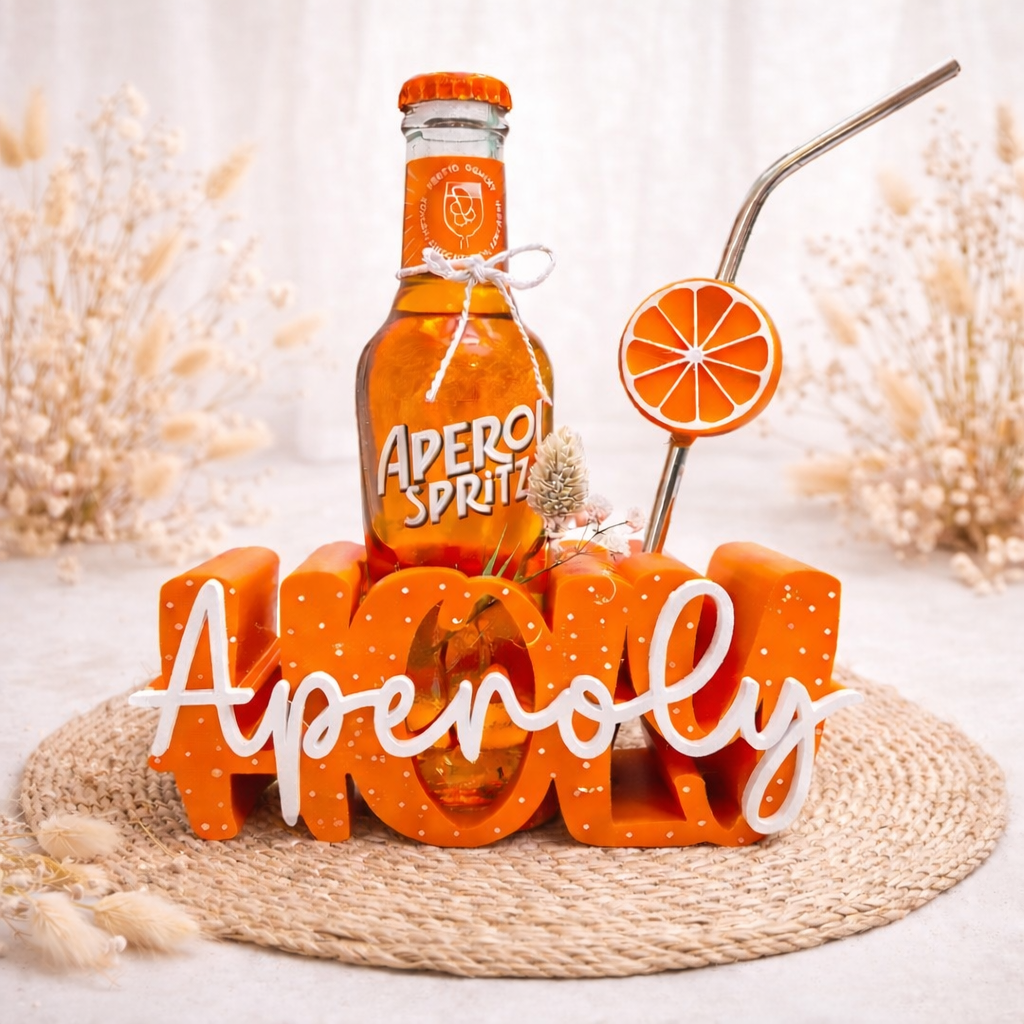 Aperol Spritz Geschenkset mit Deko – Ideales Cocktail Geschenk