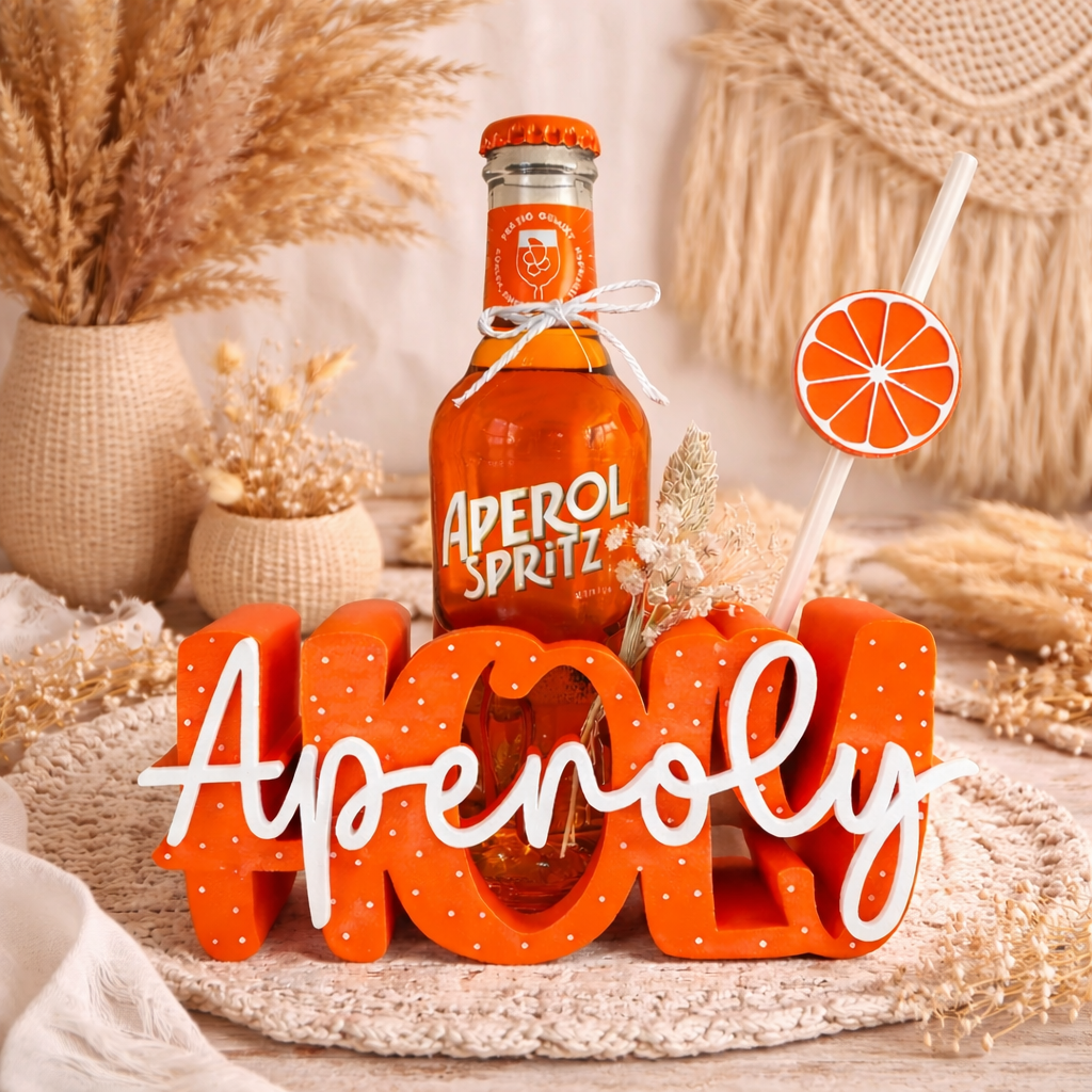 Aperol Spritz Geschenkset mit Deko – Ideales Cocktail Geschenk