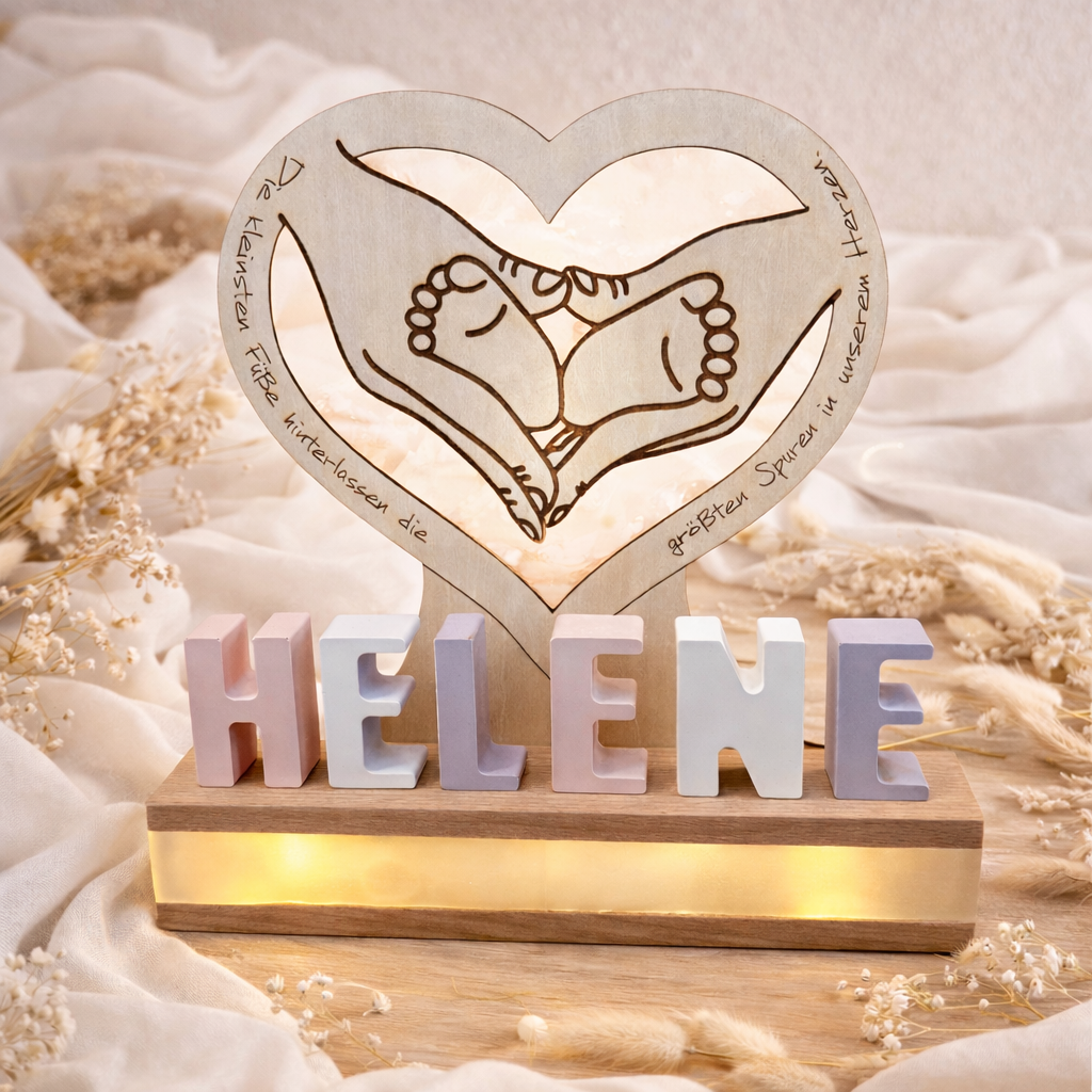 Nachtlicht Baby, Geschenk zur Geburt, Babygeschenk