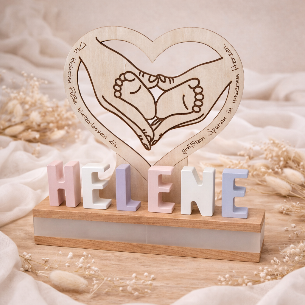 Nachtlicht Baby, Geschenk zur Geburt, Babygeschenk