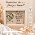 Personalisiertes Geldgeschenk Konfirmation Bilderrahmen Lebensbaum Geschenk Junge Mädchen Erinnerung