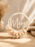 Trockenblumenkranz „Allerbeste Mama“