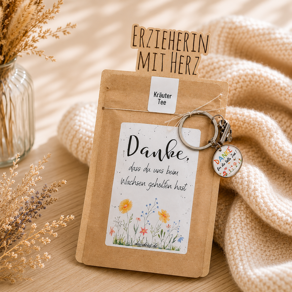 Teegeschenk für Erzieher