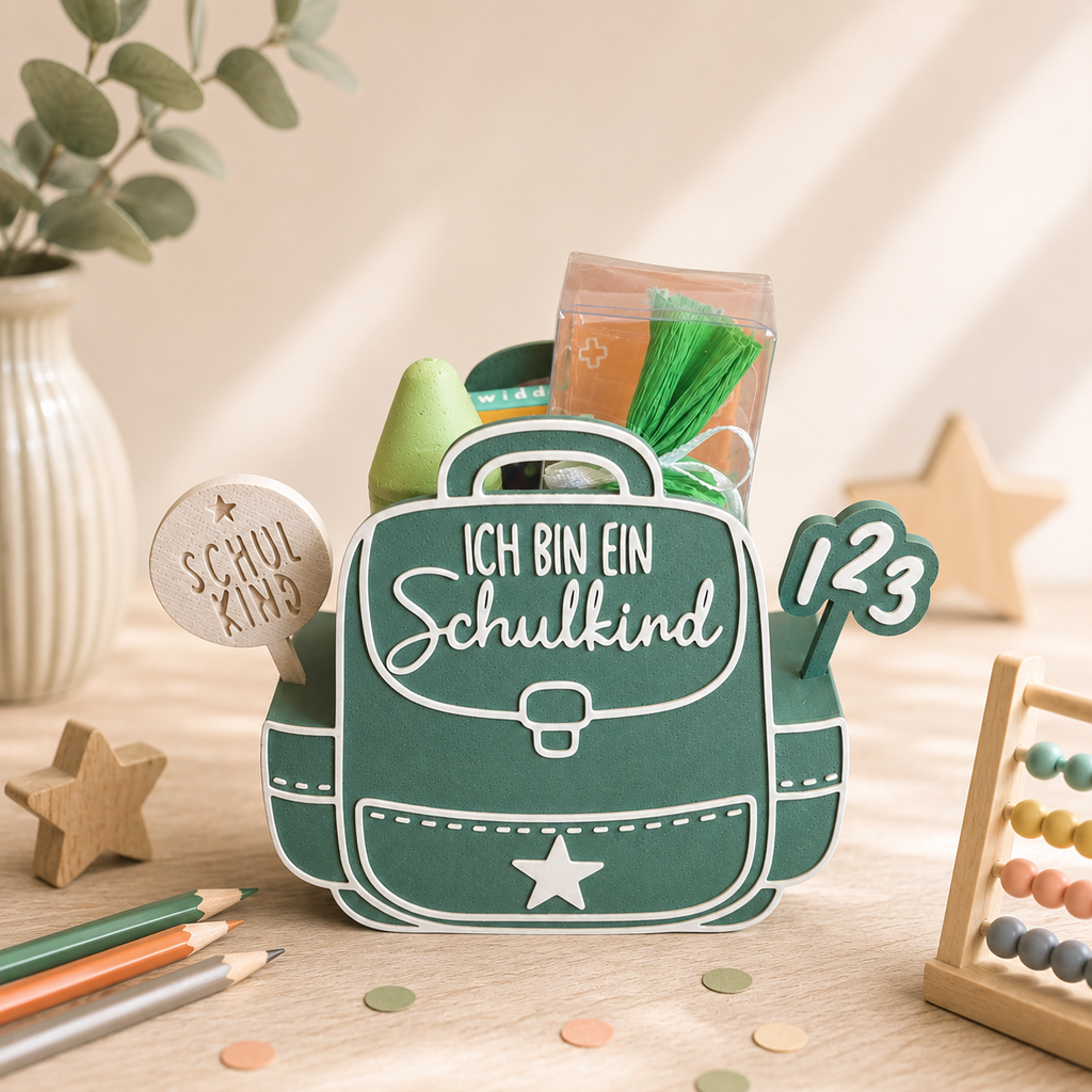 Geschenkbox Schulkind mit Füllung
