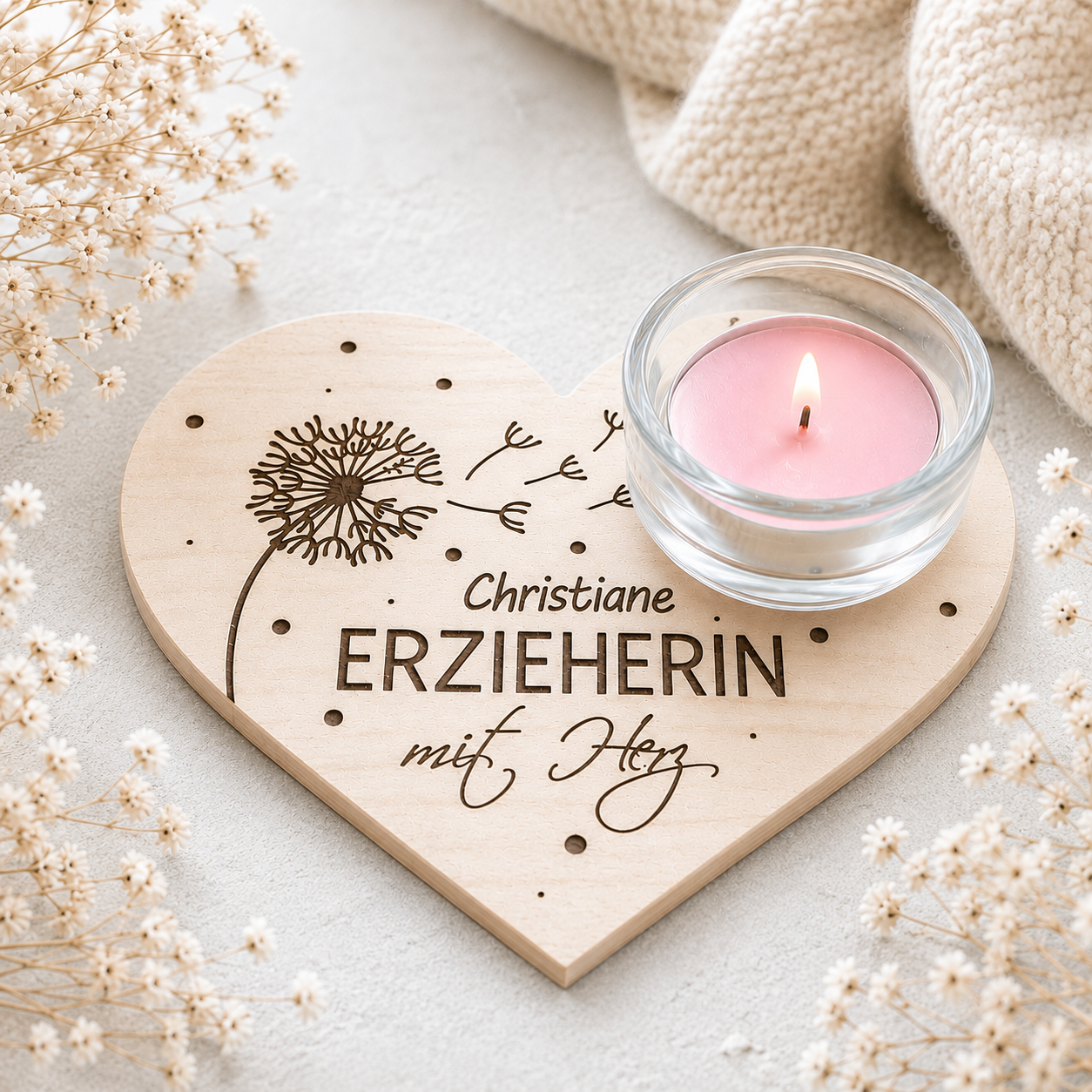 Dankeschöngeschenk „Teelichthalter“