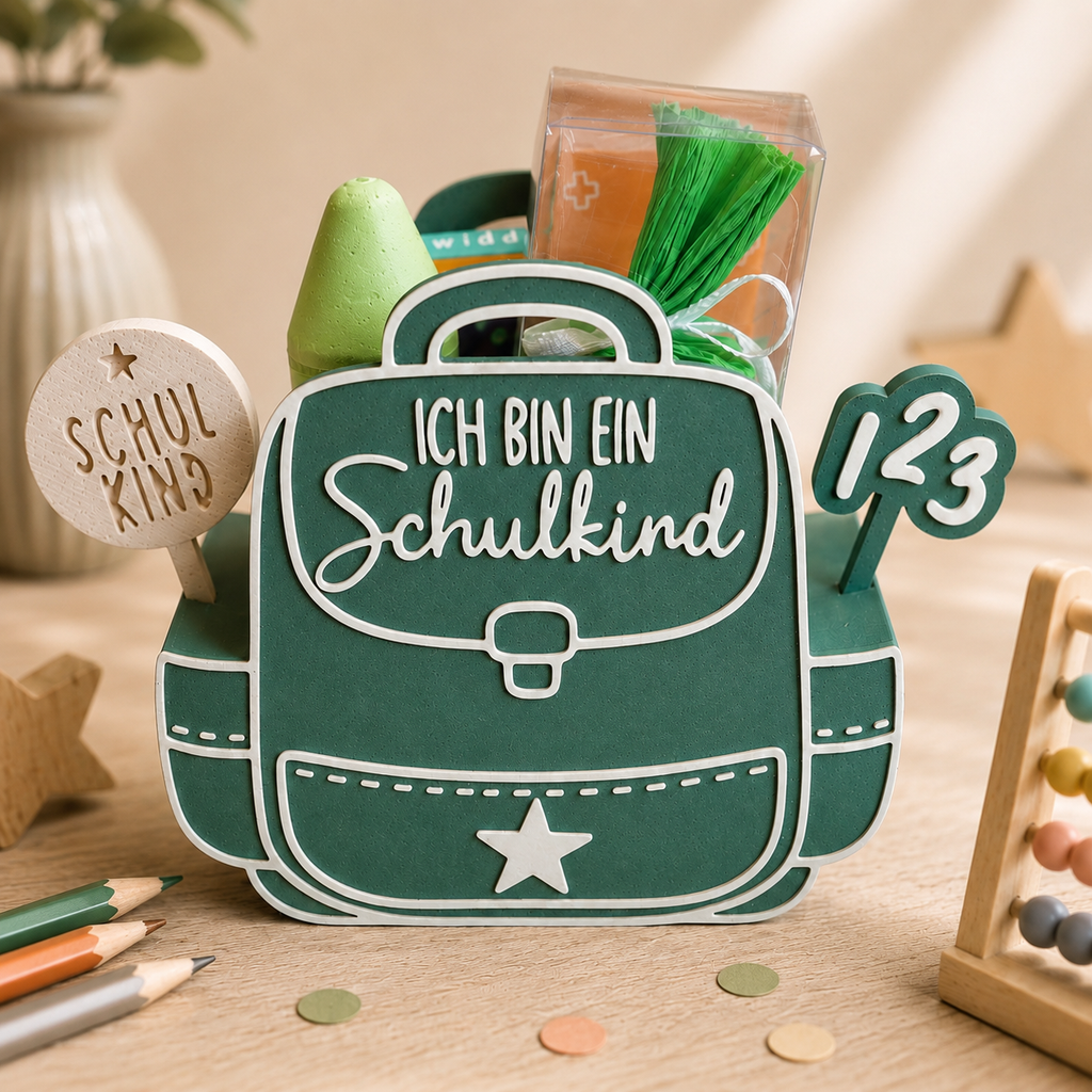 Geschenkbox Schulkind mit Füllung
