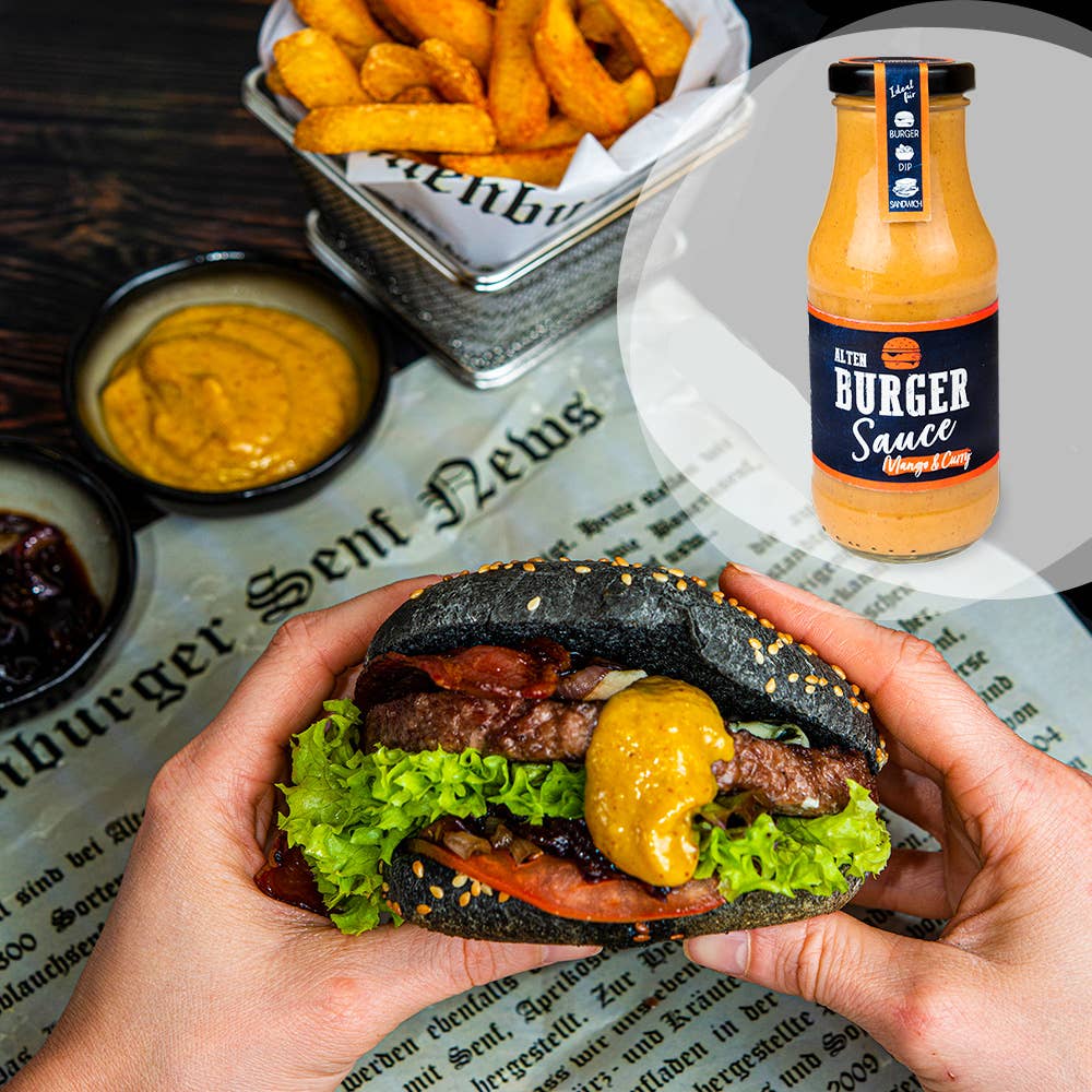 Burger Sauce Mango & Curry - fruchtig / pikant