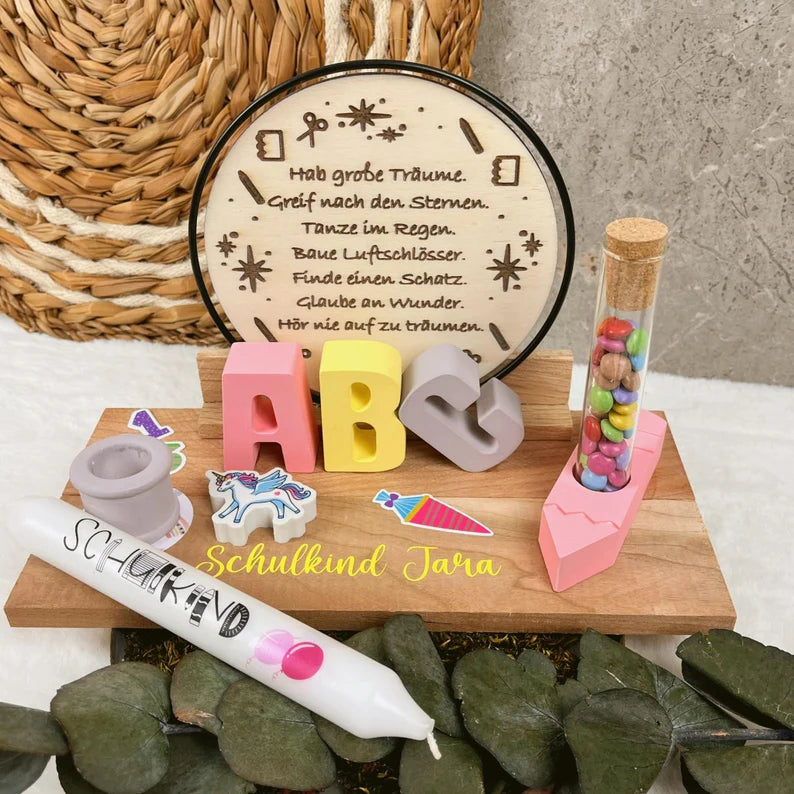 Personalisierte Einschulung Deko Set