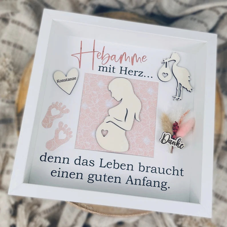 Dankeschön für eine Hebamme mit Herz