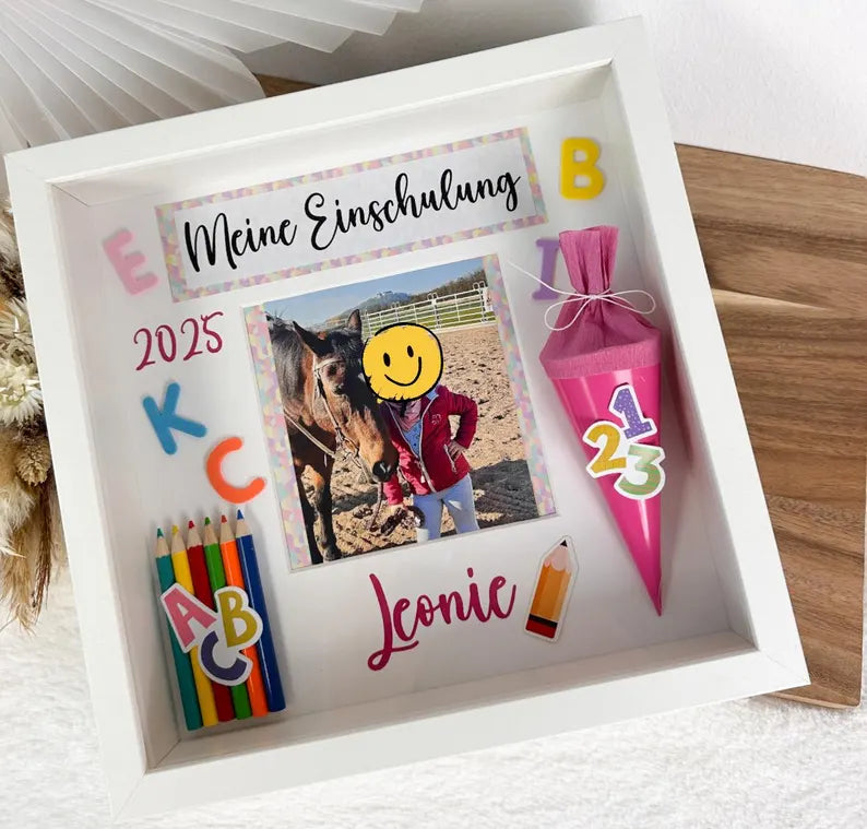 Personalisiertes Einschulungsbild im Rahmen "Einschulung"